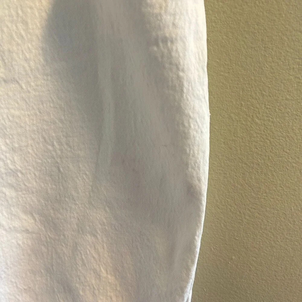 Abercrombie 90s Straight Ultra High Rise White Jeans Womens Size 32 14 Long - Picture 3 of 8